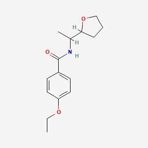 4-ethoxy-N-[1-(tetrahydro-2-furanyl)ethyl]benzamide