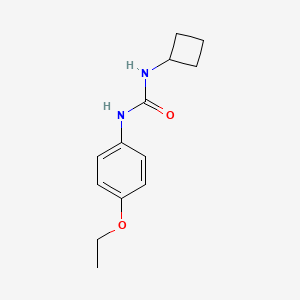 molecular formula C13H18N2O2 B4691102 N-cyclobutyl-N'-(4-ethoxyphenyl)urea 