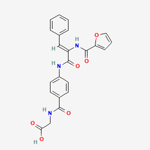 N-(4-{[2-(2-furoylamino)-3-phenylacryloyl]amino}benzoyl)glycine