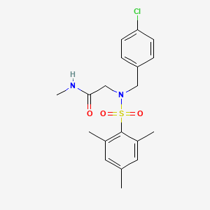 N~2~-(4-chlorobenzyl)-N~2~-(mesitylsulfonyl)-N~1~-methylglycinamide