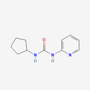 N-cyclopentyl-N'-2-pyridinylurea