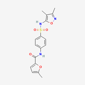 N-(4-{[(3,4-dimethyl-5-isoxazolyl)amino]sulfonyl}phenyl)-5-methyl-2-furamide