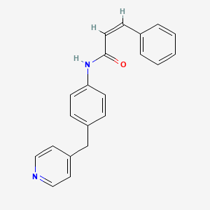 3-phenyl-N-[4-(4-pyridinylmethyl)phenyl]acrylamide