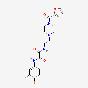 N-(4-bromo-3-methylphenyl)-N'-{2-[4-(2-furoyl)-1-piperazinyl]ethyl}ethanediamide