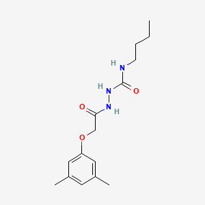 N-butyl-2-[(3,5-dimethylphenoxy)acetyl]hydrazinecarboxamide