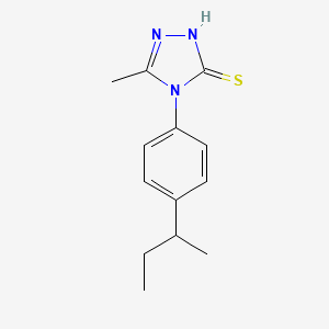 4-(4-sec-butylphenyl)-5-methyl-4H-1,2,4-triazole-3-thiol