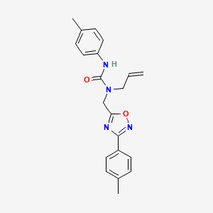 N-allyl-N'-(4-methylphenyl)-N-{[3-(4-methylphenyl)-1,2,4-oxadiazol-5-yl]methyl}urea