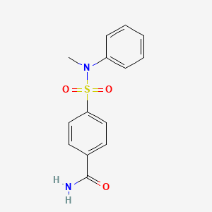 4-(N-Methyl-N-phenylsulfamoyl)benzamide