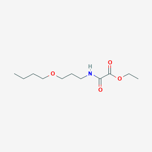 molecular formula C11H21NO4 B4692029 ethyl [(3-butoxypropyl)amino](oxo)acetate 