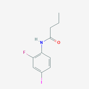 N-(2-fluoro-4-iodophenyl)butanamide