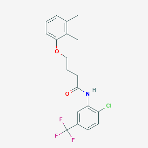 N-[2-chloro-5-(trifluoromethyl)phenyl]-4-(2,3-dimethylphenoxy)butanamide