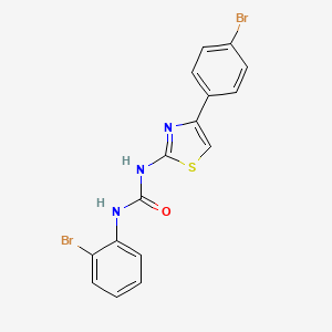 N-(2-bromophenyl)-N'-[4-(4-bromophenyl)-1,3-thiazol-2-yl]urea