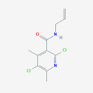 molecular formula C11H12Cl2N2O B4692191 N-allyl-2,5-dichloro-4,6-dimethylnicotinamide 
