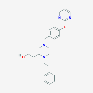 2-{1-(2-phenylethyl)-4-[4-(2-pyrimidinyloxy)benzyl]-2-piperazinyl}ethanol