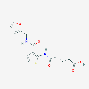 5-[(3-{[(2-furylmethyl)amino]carbonyl}-2-thienyl)amino]-5-oxopentanoic acid