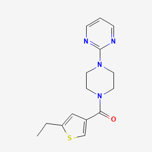 2-{4-[(5-ethyl-3-thienyl)carbonyl]-1-piperazinyl}pyrimidine