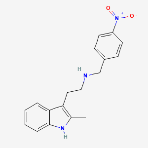 2-(2-methyl-1H-indol-3-yl)-N-(4-nitrobenzyl)ethanamine