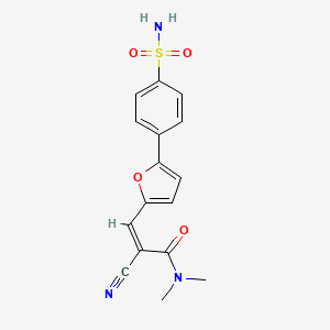 3-{5-[4-(aminosulfonyl)phenyl]-2-furyl}-2-cyano-N,N-dimethylacrylamide