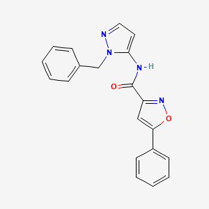 N-(1-benzyl-1H-pyrazol-5-yl)-5-phenyl-3-isoxazolecarboxamide