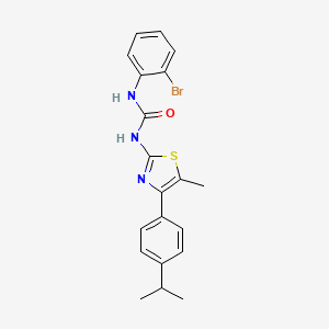 N-(2-bromophenyl)-N'-[4-(4-isopropylphenyl)-5-methyl-1,3-thiazol-2-yl]urea