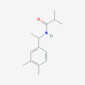 N-[1-(3,4-dimethylphenyl)ethyl]-2-methylpropanamide