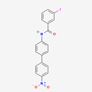 molecular formula C19H13IN2O3 B4692835 3-iodo-N-(4'-nitro-4-biphenylyl)benzamide 