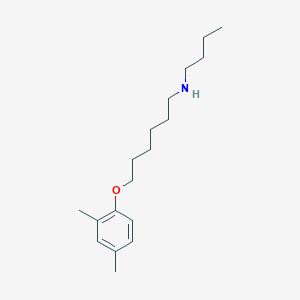 molecular formula C18H31NO B4692858 N-butyl-6-(2,4-dimethylphenoxy)-1-hexanamine 