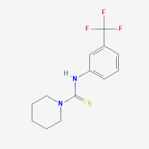 molecular formula C13H15F3N2S B4692998 N-[3-(trifluoromethyl)phenyl]-1-piperidinecarbothioamide 