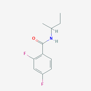 molecular formula C11H13F2NO B4693001 N-(sec-butyl)-2,4-difluorobenzamide 