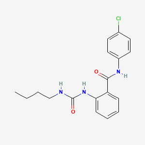 2-{[(butylamino)carbonyl]amino}-N-(4-chlorophenyl)benzamide