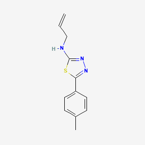 N-allyl-5-(4-methylphenyl)-1,3,4-thiadiazol-2-amine