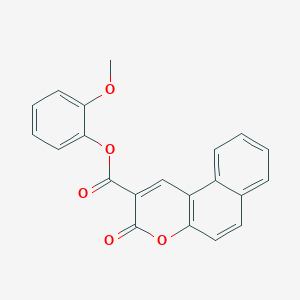 2-methoxyphenyl 3-oxo-3H-benzo[f]chromene-2-carboxylate