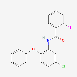 molecular formula C19H13ClINO2 B4693238 N-(5-chloro-2-phenoxyphenyl)-2-iodobenzamide 
