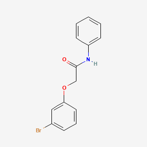 molecular formula C14H12BrNO2 B4693505 2-(3-bromophenoxy)-N-phenylacetamide 