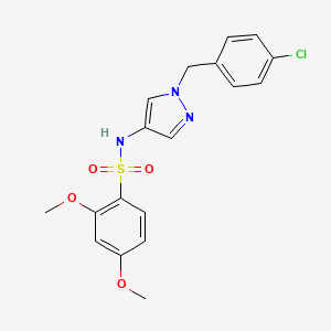 N-[1-(4-chlorobenzyl)-1H-pyrazol-4-yl]-2,4-dimethoxybenzenesulfonamide