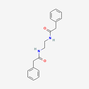 molecular formula C18H20N2O2 B4693870 N,N'-1,2-ethanediylbis(2-phenylacetamide) 