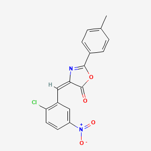 4-(2-chloro-5-nitrobenzylidene)-2-(4-methylphenyl)-1,3-oxazol-5(4H)-one