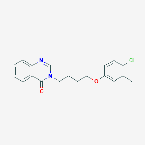 molecular formula C19H19ClN2O2 B4694218 3-[4-(4-chloro-3-methylphenoxy)butyl]-4(3H)-quinazolinone 