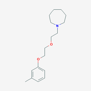 1-{2-[2-(3-methylphenoxy)ethoxy]ethyl}azepane