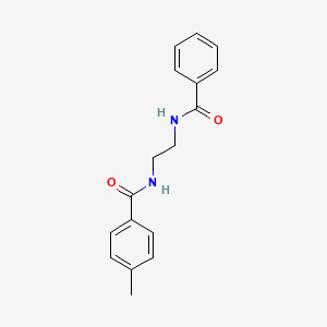 molecular formula C17H18N2O2 B4694242 N-[2-(benzoylamino)ethyl]-4-methylbenzamide 