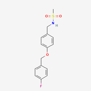 N-{4-[(4-fluorobenzyl)oxy]benzyl}methanesulfonamide