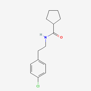 N-[2-(4-chlorophenyl)ethyl]cyclopentanecarboxamide