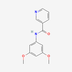 molecular formula C14H14N2O3 B4694488 N-(3,5-二甲氧基苯基)烟酰胺 