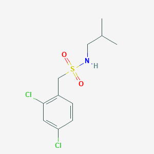 molecular formula C11H15Cl2NO2S B4694595 1-(2,4-dichlorophenyl)-N-isobutylmethanesulfonamide 