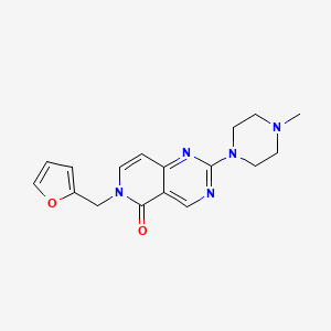 6-(2-furylmethyl)-2-(4-methyl-1-piperazinyl)pyrido[4,3-d]pyrimidin-5(6H)-one