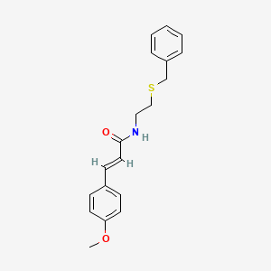 N-[2-(benzylthio)ethyl]-3-(4-methoxyphenyl)acrylamide