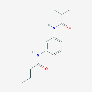 molecular formula C14H20N2O2 B4694738 N-[3-(isobutyrylamino)phenyl]butanamide 