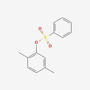 molecular formula C14H14O3S B4694806 2,5-dimethylphenyl benzenesulfonate 