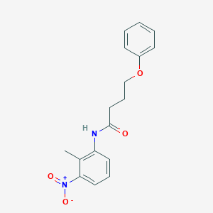 molecular formula C17H18N2O4 B4694811 N-(2-methyl-3-nitrophenyl)-4-phenoxybutanamide 