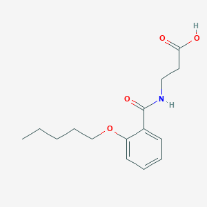 N-[2-(pentyloxy)benzoyl]-beta-alanine